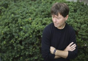Toronto, Canada - August 18  - Newfoundland author Michael Crummey was in Toronto talking about his new book, Sweetland.  He is seen in the King and Church street area. August 18, 2014 Richard Lautens/Toronto Star